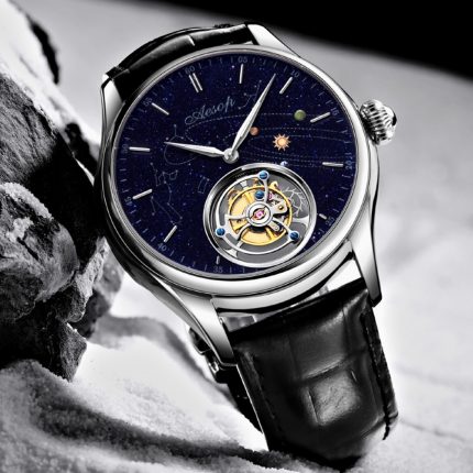 Aesop Real Flying Tourbillon Movement Watch For Men Manual Sapphire Tourbillon Mechanical Skeleton Men Watch Luxury Fashion 2023 1