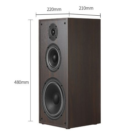 200W High-Power Audio 6.5-inch Speaker Three-Way Bookshelf Speaker Hifi Audio Passive Home Theater Enthusiast Speaker 2