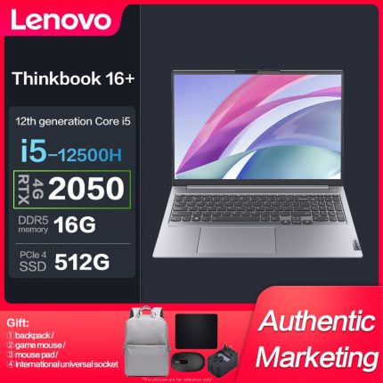 New Lenovo ThinkBook 16+ Laptop Intel I5 I7 I9 RTX2050-4GB 2.5K  120Hz 16inch Slim Notebook 1