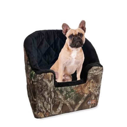 K&H Pet Products Bucket Booster Dog Car Seat Knockdown Gray/Gray Small 2