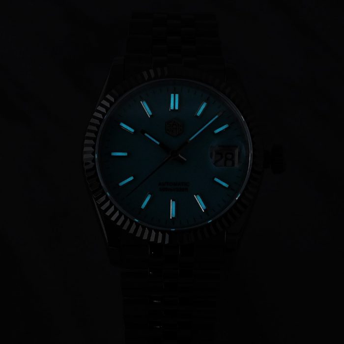 Top Brand San Martin 36.5mm Men Dress Watch Luxury Automatic Mechanical Fashion Couples Watches Sapphire 100M Waterproof BGW9 6