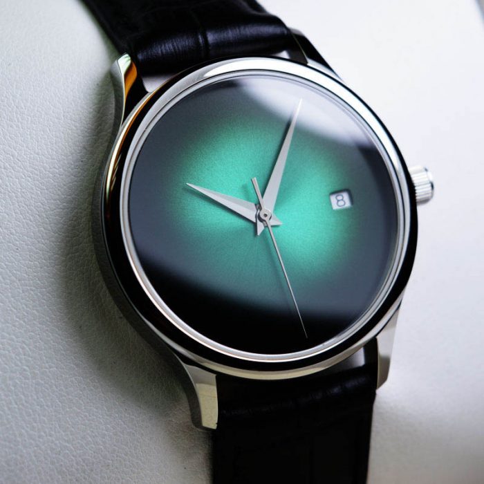 38.5mm Ultra-thin Automatic Mechanical Watch Tianjin ST1812 Movement Calendar Waterproof Stainless Steel Sapphire Mens Watch Hot 4