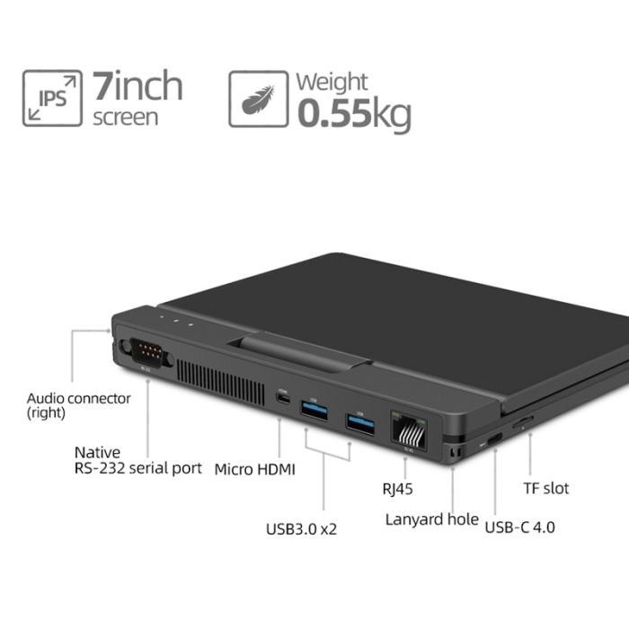 One Netbook A1 Pro 7 Inch Mini Laptop Touch Screen Intel Core i5 11th Gen 16GB RAM 512GB SSD Windows 11 Notebook Computer 3