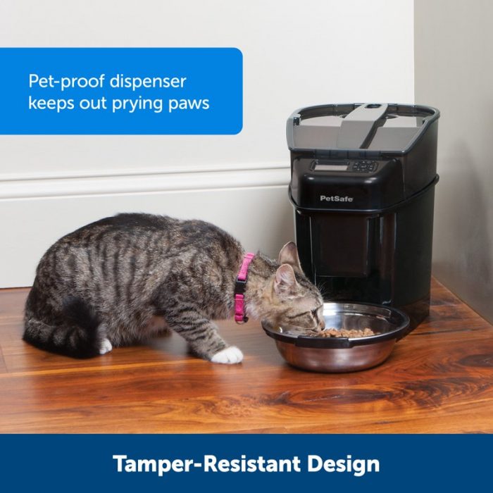 Free Shipping Healthy Pet Simply Feed Automatic Dog and Cat Feeder, Dispenses Dog Food or Cat Food Pet Feeder Waterer Food Bowl 6