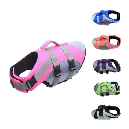 Summer Puppy Dog Life Jacket for Small Medium Dogs Reflective Pet Life Harness Vest Swim Suit French Bulldog Clothes Clothing 2