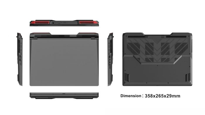 Gaming Laptop 16" 144Hz FHD Display Intel Core i9 12900H i7-12700H GeForce RTX 3060 GDDR6 6GB 64GB DDR4 1TB SSD Windows 11 Pro 6
