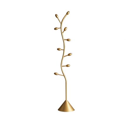 Nordic Boutique Modern Metal Coat Rack Floor Standing Rack Place Saving  Designer Corner Hanger Entryway Perchero Home Furniture 1