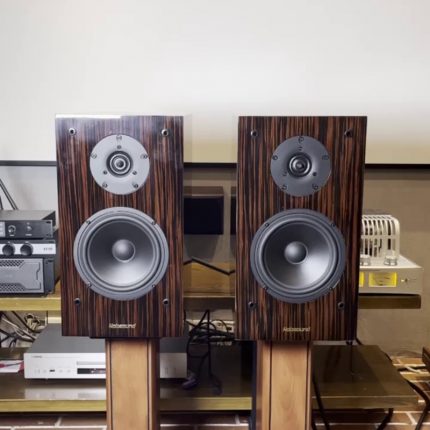 6.5 Inch Desktop Two-Way Speaker High Power HiFi Audio Speaker Passive Bookshelf Surround Home Theater Speaker Monitor Sound Box 2