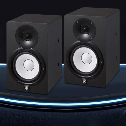 5 Inch Speaker HiFi Audio Wooden Speaker Active Function Monitoring Bookshelf Surround Home Theater High Fidelity Speaker 2