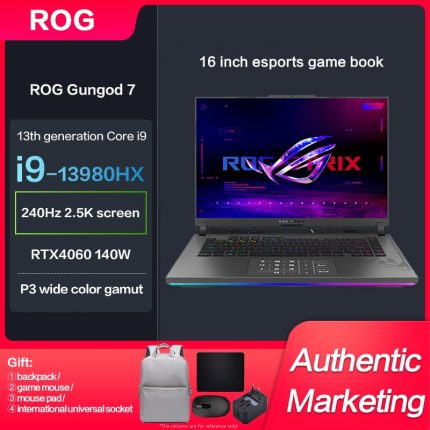 Asus ROG Strix SCAR G614 E-sport Gaming Laptop i9-13980HX RTX4060/RTX4070 2.5K 240Hz 16Inch  Computer Notebook Liquid Metal Cool 1