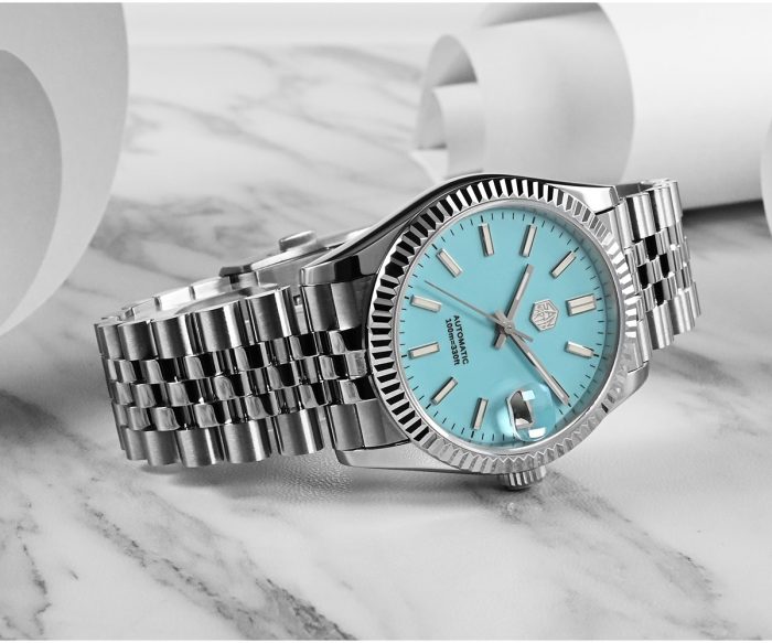 Top Brand San Martin 36.5mm Men Dress Watch Luxury Automatic Mechanical Fashion Couples Watches Sapphire 100M Waterproof BGW9 4