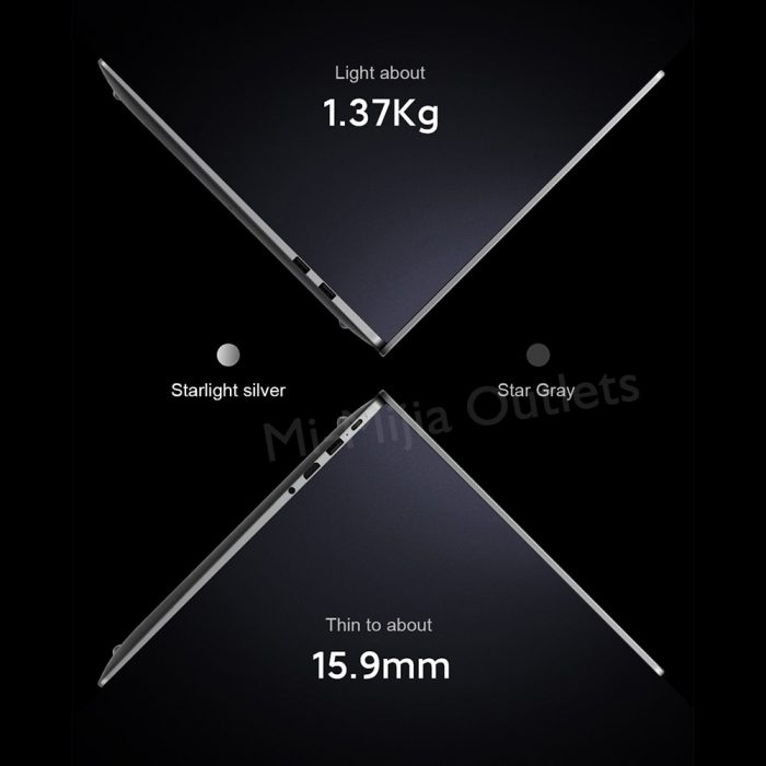 2023 Xiaomi Laptops RedmiBook 14 Intel i5-12500H/i7-12700H 16G RAM 512GB/1T SSD 14 Inch 2.8K 120Hz Screen Silver Notebook PC 3