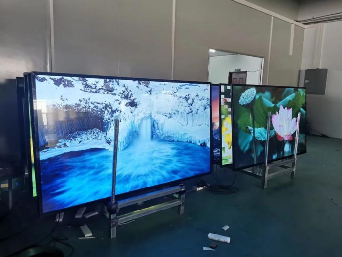 China Factory Cheap Flat Screen wifi android Televisions 55 65 inch 4k led television smart tv 3