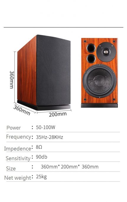 Tuolihao SESP6 8545/9500 Speakers HIFI EXQUIS Bookshelf Two-Way High Level full Scan Speak units 3