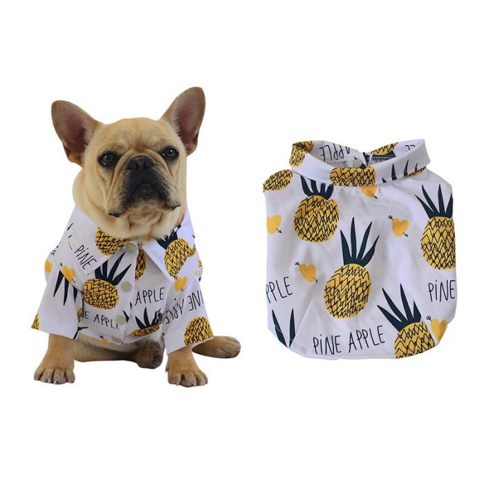 S-3XL Pet Dog Clothes Pajama Shirt Spring Summer Clothers For Dogs Cool Shirt Breathable Soft Cute Summer Pet Dogs Oufit Clothes 5