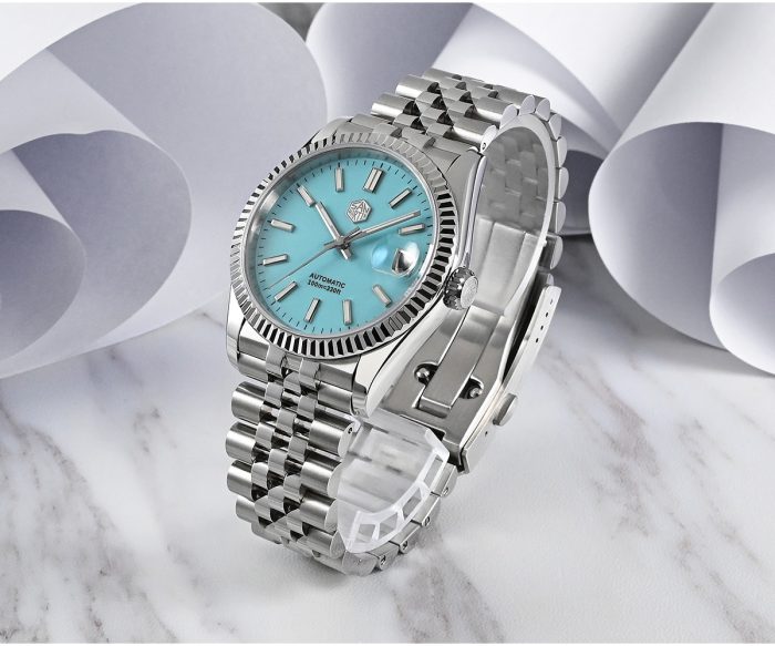 Top Brand San Martin 36.5mm Men Dress Watch Luxury Automatic Mechanical Fashion Couples Watches Sapphire 100M Waterproof BGW9 5