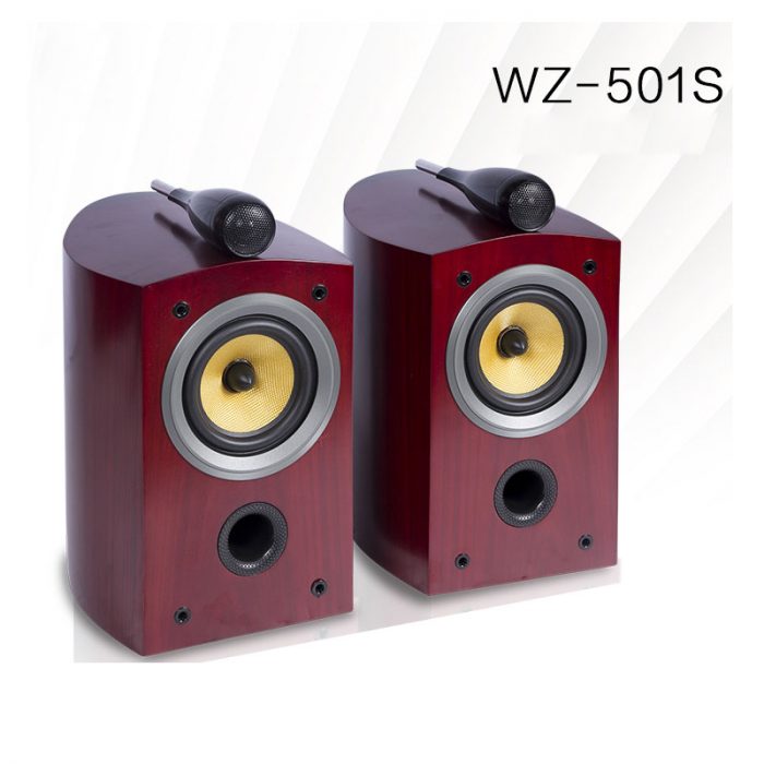 5.5 Inch Fever Passive Bookshelf HiFi Speaker Two-Way Professional Audio 8Ω Monitor Speakers Sound Box High Power 100W Speaker 1