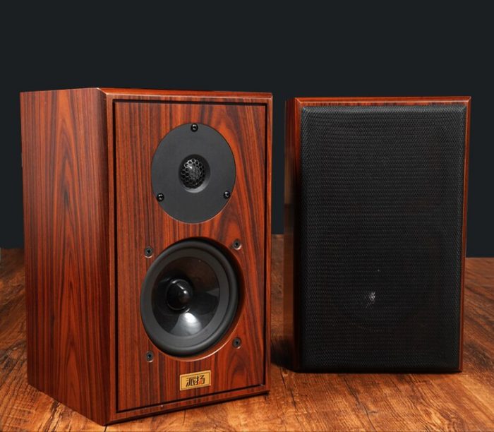 PAIYON Z3 Passive Bookshelf Speaker  50W HIFI EXQUIS  5'' Woofer Real Wood Speakers 3