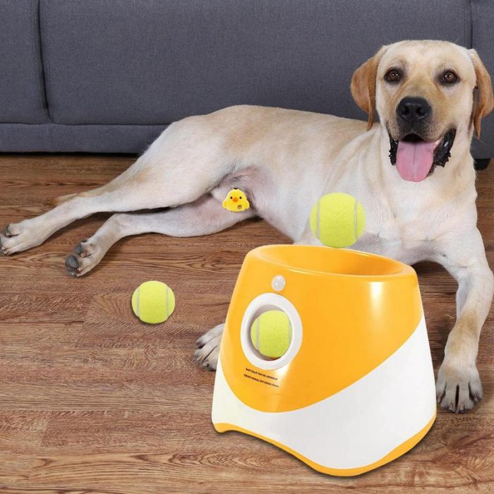 Dog Ball Launcher Dog Automatic Throwing Machine Toy Tennis Launcher Pet Ball Throwing Device For Dogs Pet Tools And Accessory 1