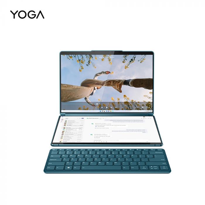 2023 Lenovo YOGA Book 9i Slim Laptop Integrated Graphics i7-1355U 16GB+1TB Dual Screen Touch Handwriting 2.8K 360° Flip Notebook 2