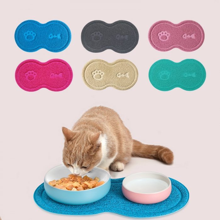 Pet Dog Puppy Cat Feeding Mat Pad Cute Cloud Shape Silicone Dish Bowl Food Feed Placement Pet Accessories Dropship 1