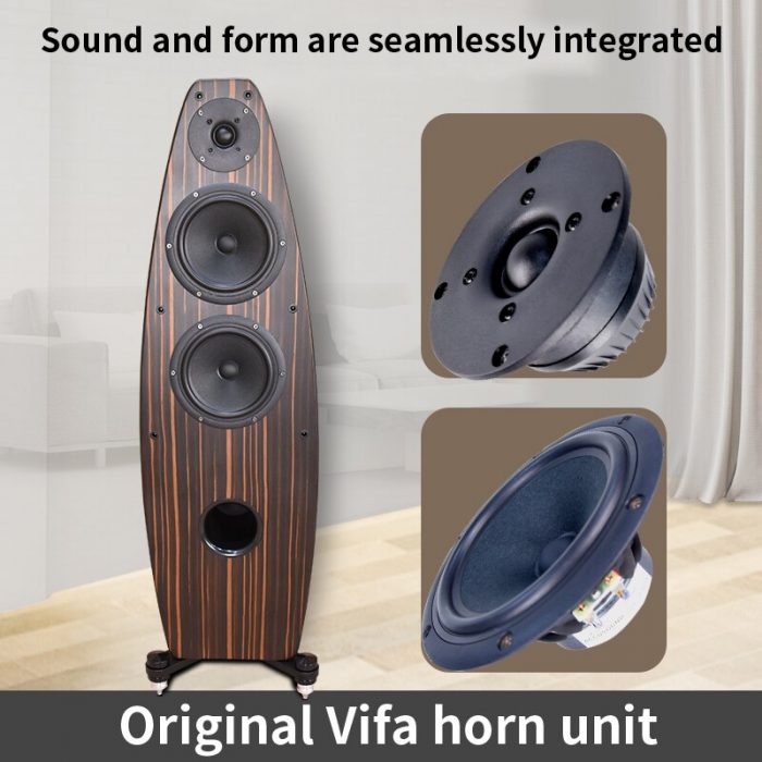 YYAUDIO 6.5 Inch HiFi Speakers Hi-end Floor Woofer Speaker Large Home Theater System Customized Double Bass Speaker Box 4
