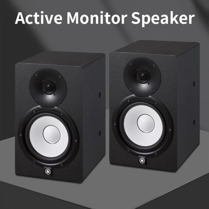 5 Inch Speaker HiFi Audio Wooden Speaker Active Function Monitoring Bookshelf Surround Home Theater High Fidelity Speaker 1