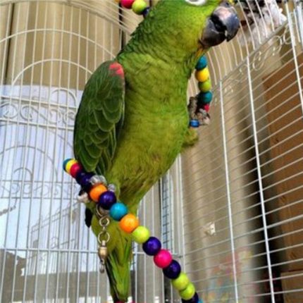 Free shipping  100pcs Birds Cage Toys Pets Birds toys Wooden Bird Ladder Parrot Parakeet Toy 2