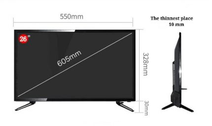 Flat screen tv smart 4k T2/S2 42/50/55/60/65 a television lcd (led) digital 2