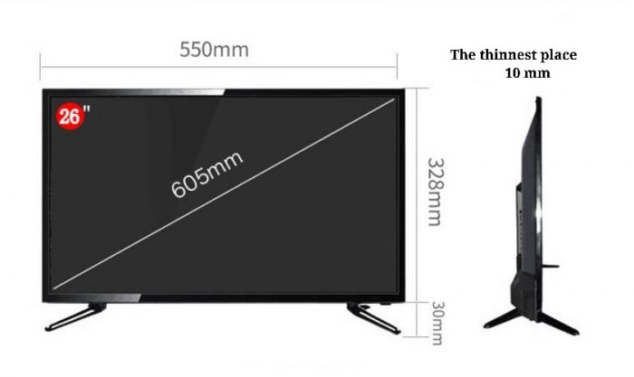 Flat screen tv smart 4k T2/S2 42/50/55/60/65 a television lcd (led) digital 2