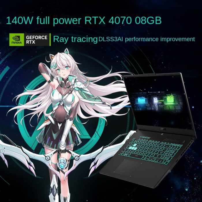 Genuine New ASUS TUF 4 Plus Gaming Laptop E-sport Ryzen R9-7940H RTX4070 17.3-inch 360Hz IPS Full Screen Notebook 4