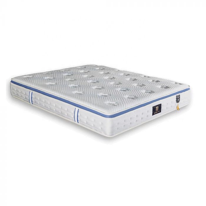 Hotel Home Bedroom Furniture Pocket Spring Mattress Luxury Top White OEM Style Fabric Cooling Mattress 1