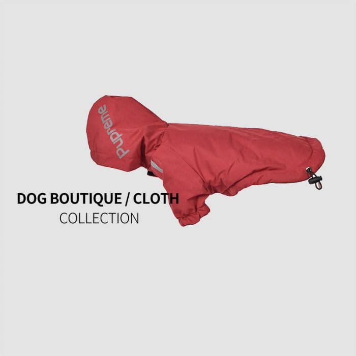 Dog Clother Raincoat Waterproof Hoodie Jacket Rain Poncho Pet Rainwear Clothes with Reflective Stripe for All Sizes Big Puppies 1