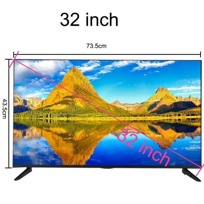 32 Inch Network Smart TV HDR Intelligent Television Built in WiFi 64 bit Processor For Computer Display Monitor 5