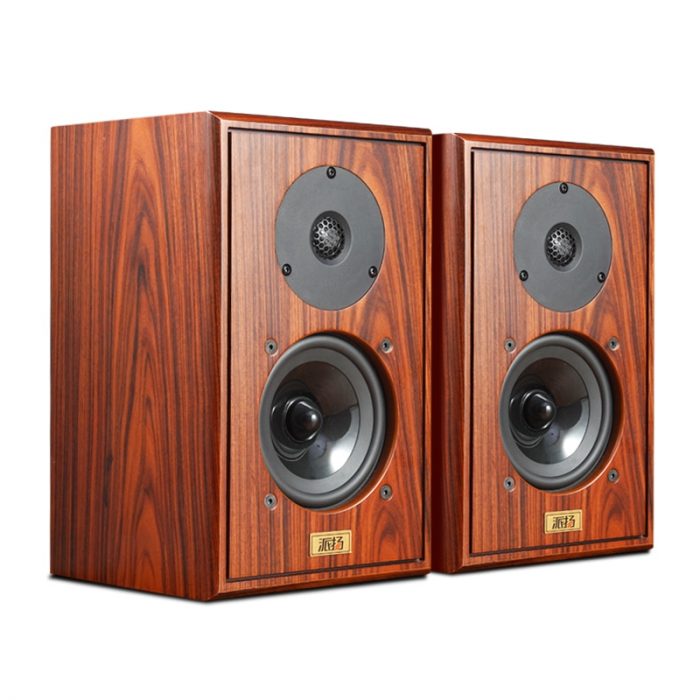 PAIYON Z3 Passive Bookshelf Speaker 50W HIFI EXQUIS 5'' Woofer Real Wood Speakers 1