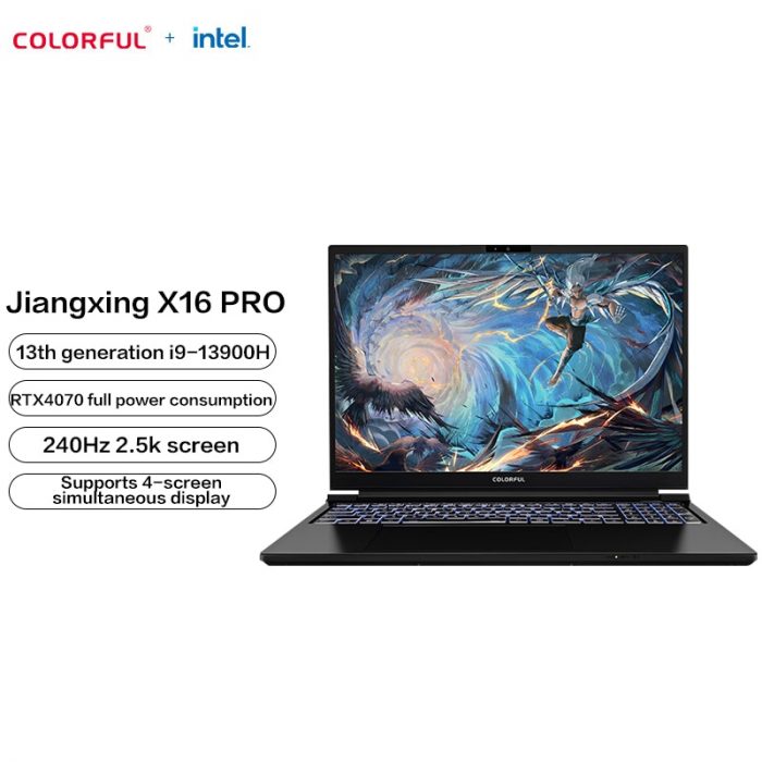 New Genuine Colorful General Star X16 Pro 23 Gaming Laptop Intel i9-13900H RTX4070 16-inch 240Hz 2.5K E-Sports Game Notebook 2