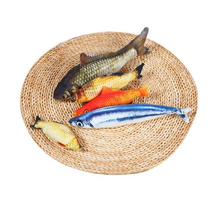 Cat Toy Training Entertainment Fish Plush Stuffed Pillow 20Cm Simulation Fish Cat Toy Fish Interactive Pet Chew Toy Pet Supplies 2