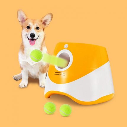 Dog Ball Launcher Dog Automatic Throwing Machine Toy Tennis Launcher Pet Ball Throwing Device For Dogs Pet Tools And Accessory 4