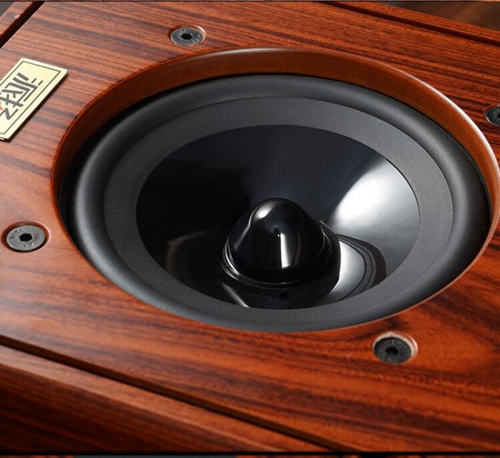 PAIYON Z3 Passive Bookshelf Speaker  50W HIFI EXQUIS  5'' Woofer Real Wood Speakers 5