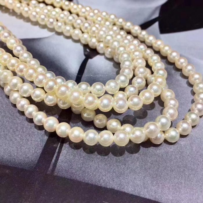 MADALENA SARARA Saltwater Pearl 4.5-5.0mm Champagne Gold Color  Good Luster 3