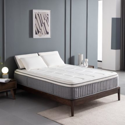 12" Continental Premium Hybrid Mattress, Gel Memory Foam Box Pocket Spring Mattress for Cool Sleep and Balance Support 3