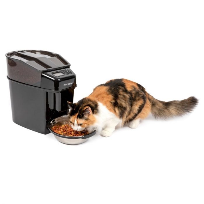 Free Shipping Healthy Pet Simply Feed Automatic Dog and Cat Feeder, Dispenses Dog Food or Cat Food Pet Feeder Waterer Food Bowl 1