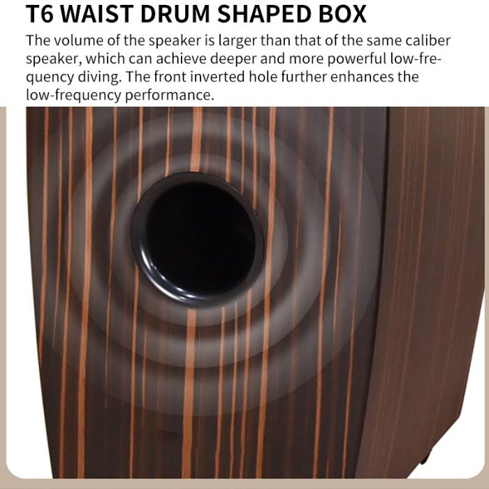 YYAUDIO 6.5 Inch HiFi Speakers Hi-end Floor Woofer Speaker Large Home Theater System Customized Double Bass Speaker Box 5