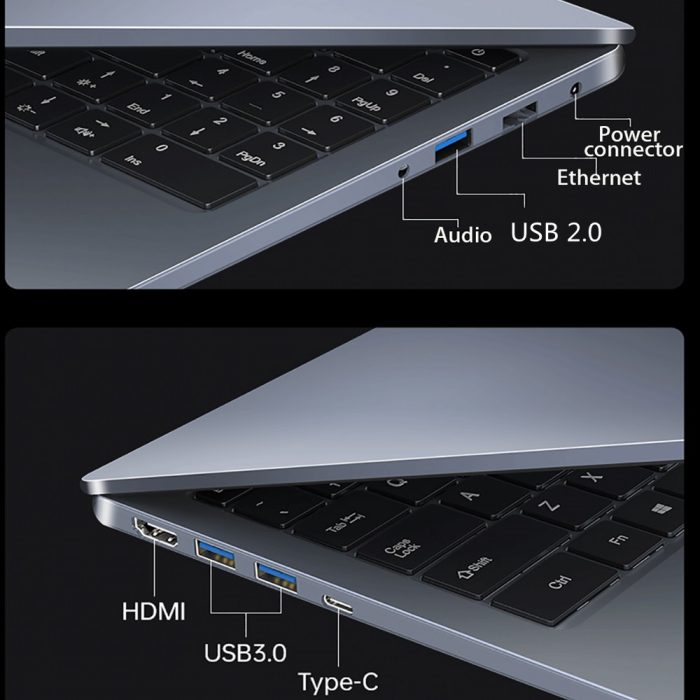 AKPAD I7 12650H Gaming 10 Core Laptop 15.6 Inch Intel Core MAX 64GB RAM 4TB SSD  2560x1440 IPS Notebook Windows10 11 WiFi6 BT 5