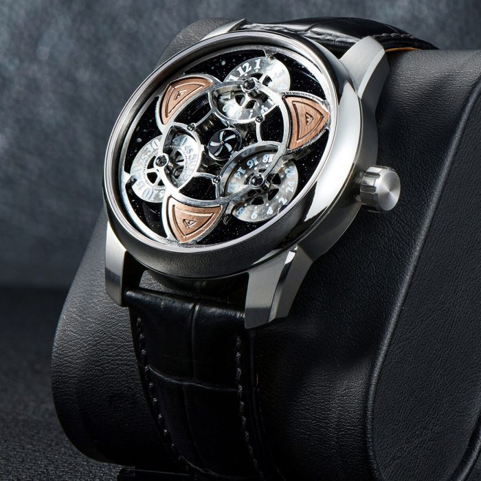 OBLVLO Men Automatic Watch 42MM Luxury Watches Mechanical Wristwatch Vintage Luminous Waterproof Sapphire Rotation Time 3 Disks 2