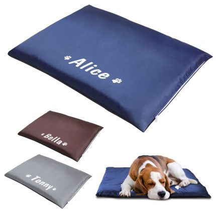 Personalized Pet Bed Mat Waterproof Dog Cat Sleeping Beds Non-Slip Indoor Dogs Mats Free Name Print For Small Large Dogs Cats 1