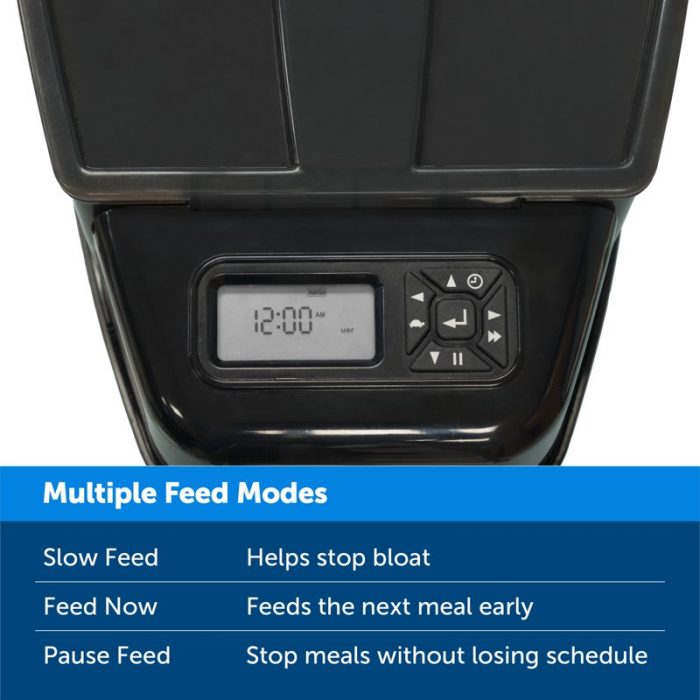 Free Shipping Healthy Pet Simply Feed Automatic Dog and Cat Feeder, Dispenses Dog Food or Cat Food Pet Feeder Waterer Food Bowl 3