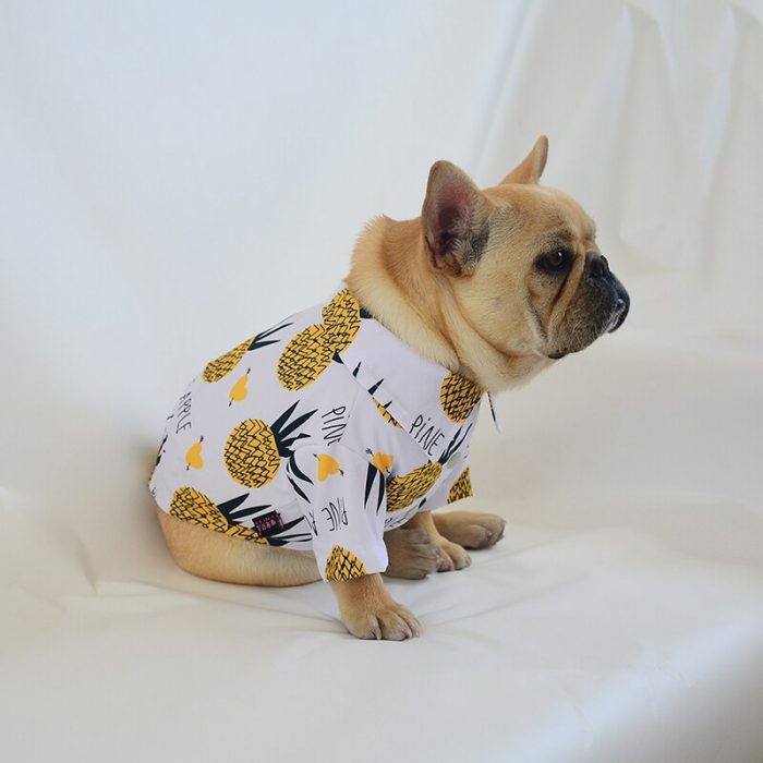 S-3XL Pet Dog Clothes Pajama Shirt Spring Summer Clothers For Dogs Cool Shirt Breathable Soft Cute Summer Pet Dogs Oufit Clothes 3