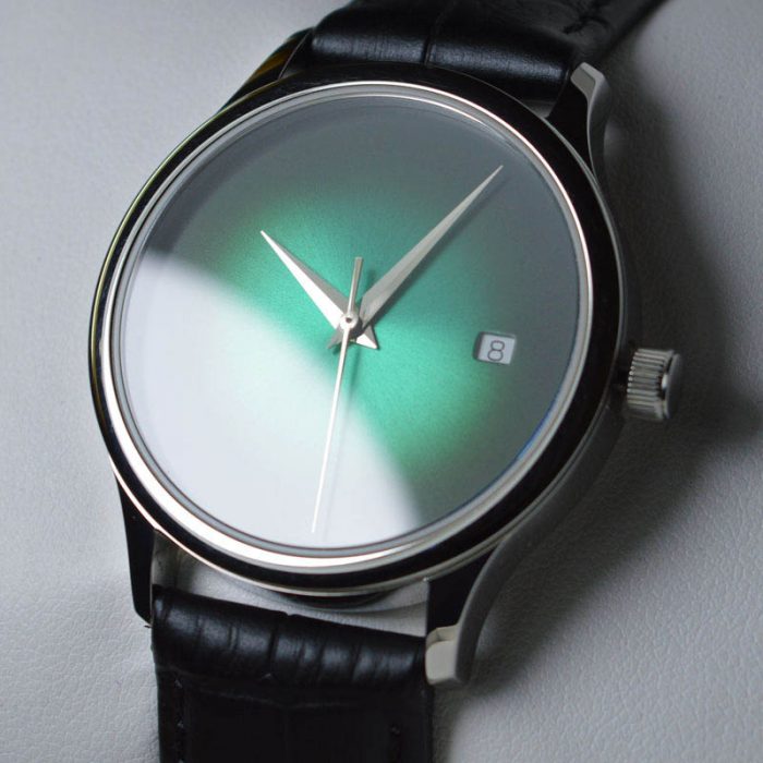 38.5mm Ultra-thin Automatic Mechanical Watch Tianjin ST1812 Movement Calendar Waterproof Stainless Steel Sapphire Mens Watch Hot 2