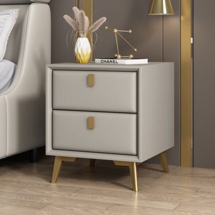 Nordic Bedroom Nightstands Dressers Drawers White Wood Bedside Table Modern Luxury Narrow Mesa De Noche Beds Furniture WSW35XP 2